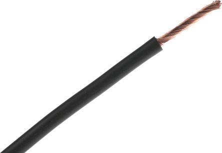 Actual product image RS PRO BK PVC Flexi Switchgear 4.0 Black Cable (25 m)
