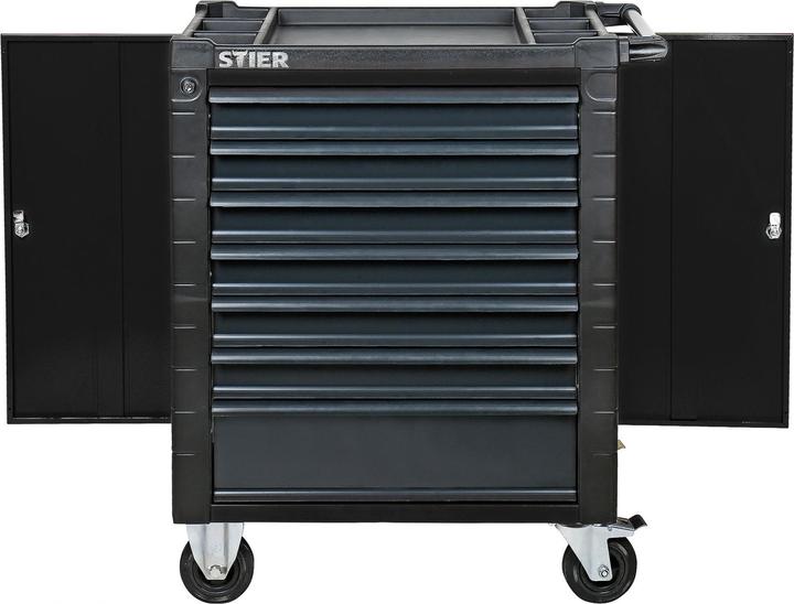 Image du produit Stier Servante d'atelier avec dispositif de protection et porte latérale (7 x)