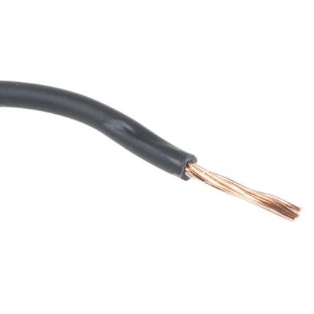 Rs Pro, Kabelleitung, 6491B / H07Z-R 1.5mm Black Cable 100m (100 m)