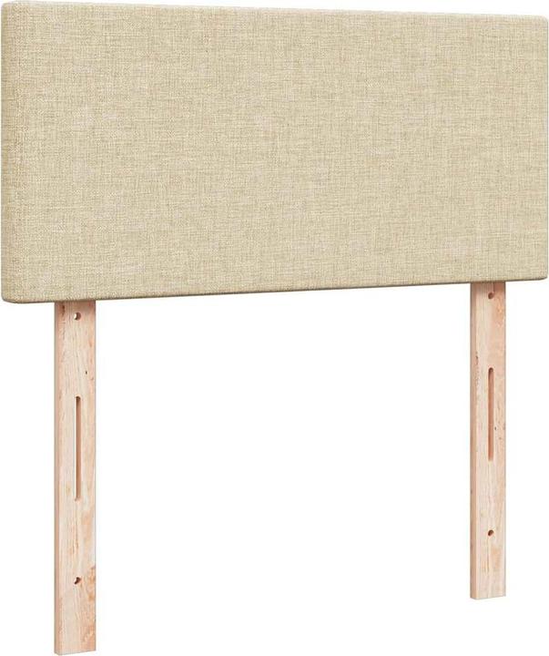 Produktbild VidaXL Bo x springbett mit Matratze 90 x 190 cm Stoff (90 x 190 cm, 90 x 190 cm)