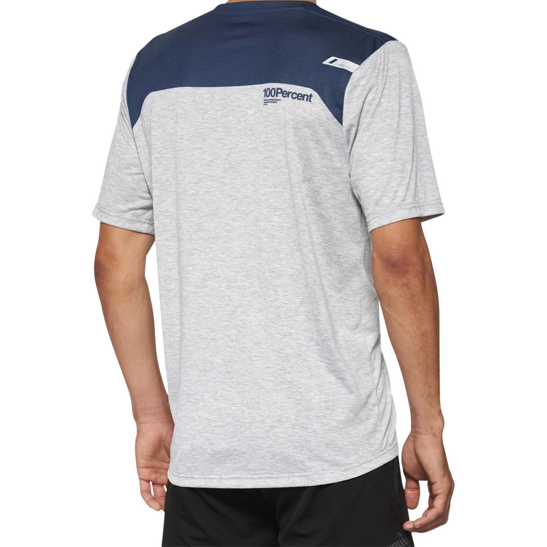 100%, Herren, Velotrikot, Airmatic Jersey (M), Grau, M