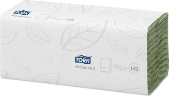Produktbild Tork Papierhandtuch Advanced 25 x 41 cm (B x L) Tissue grün 20 x 96 Bl./Pack. (20 x)