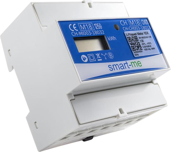 Smart-me Compteur, compteur d'énergie triphasé