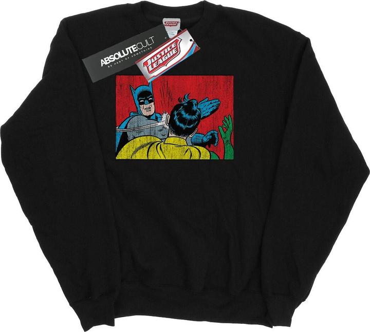 Actual product image Womens/Ladies Batman Robin Slap Sweatshirt (L)