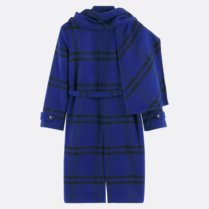 Immagine prodotto H.A.D. Karierter Schal-Mantel