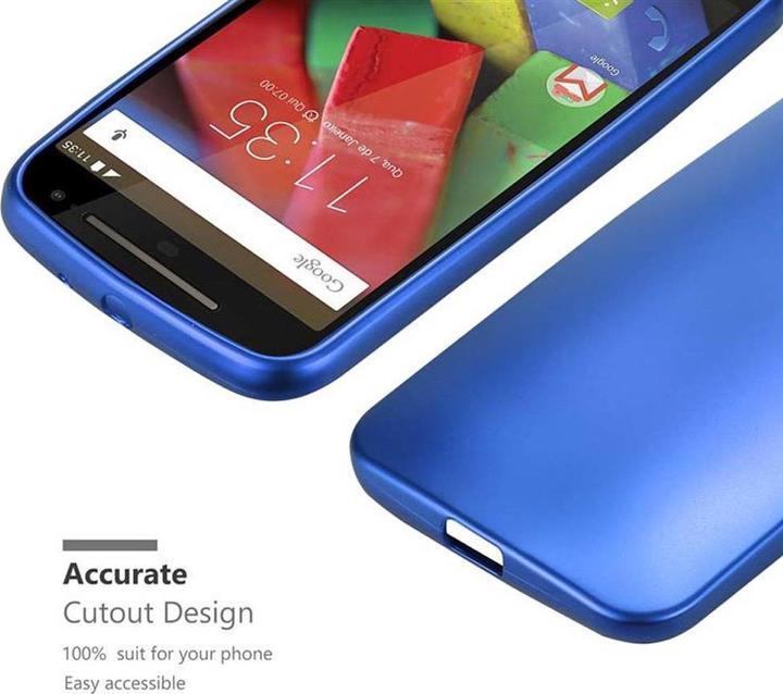 Image du produit Cadorabo Couverture métallique mate TPU (Motorola Moto G2 (2nd Gen))