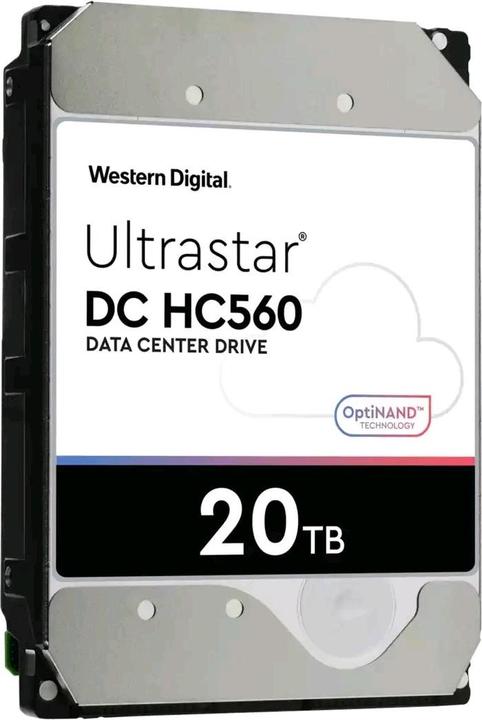 Actual product image WD Ultrastar DC HC560 (20 TB, 3.5", CMR)