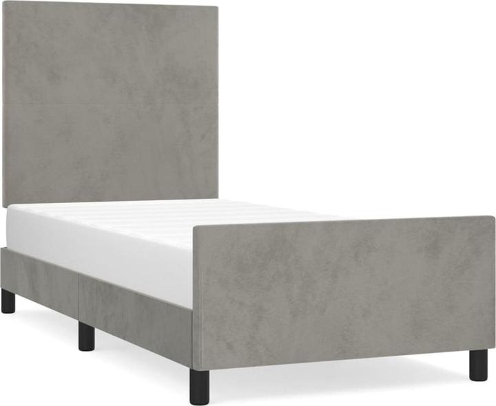 Image du produit vidaXL Bettgestell mit Kopfteil (140 x 200 cm)