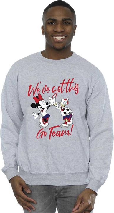 Actual product image Disney Mens Minnie Daisy We've Got This Sweatshirt (4XL)