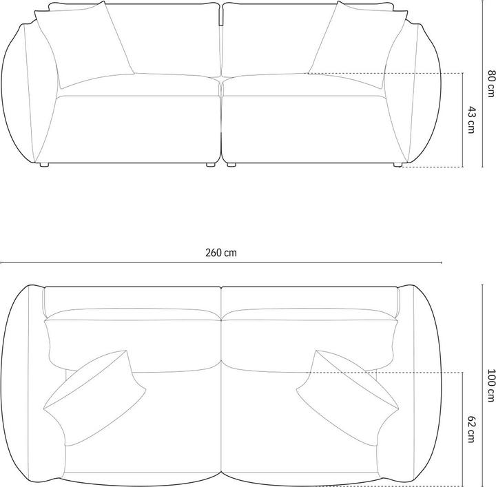 Produktbild Micadoni Chris (4-Sitzer, Modular Sofa)