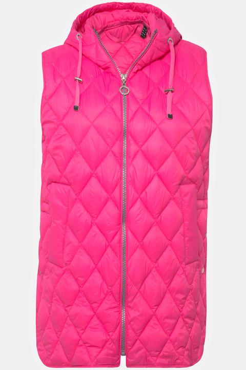Actual product image Ulla Popken Diamond Quilted Vest (54)