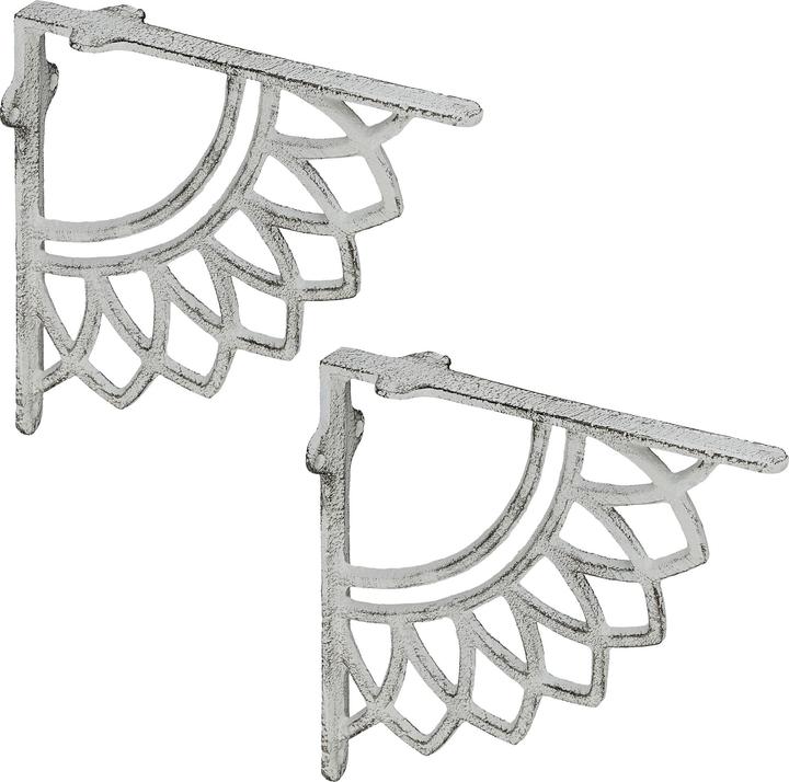 Relaxdays 2x Shelf-Brackets