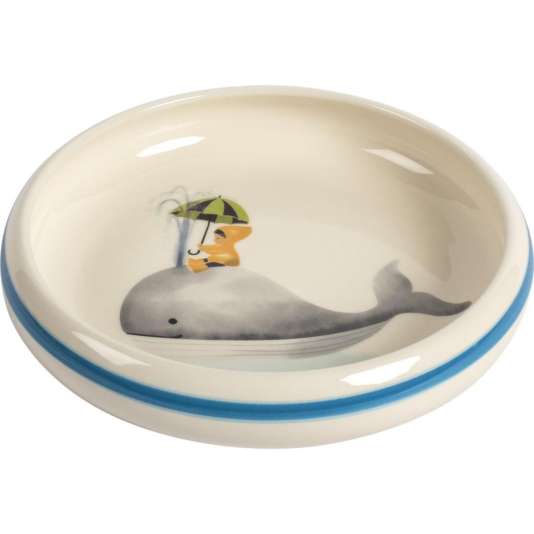 Kuhn Rikon, Kindergeschirr + Kinderbesteck, Kinderteller Walfisch mit Kind