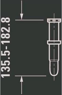 Actual product image Duravit Washbasin tubular siphon 1 1/4inch, chrome (Tube siphon, 1 1/4")