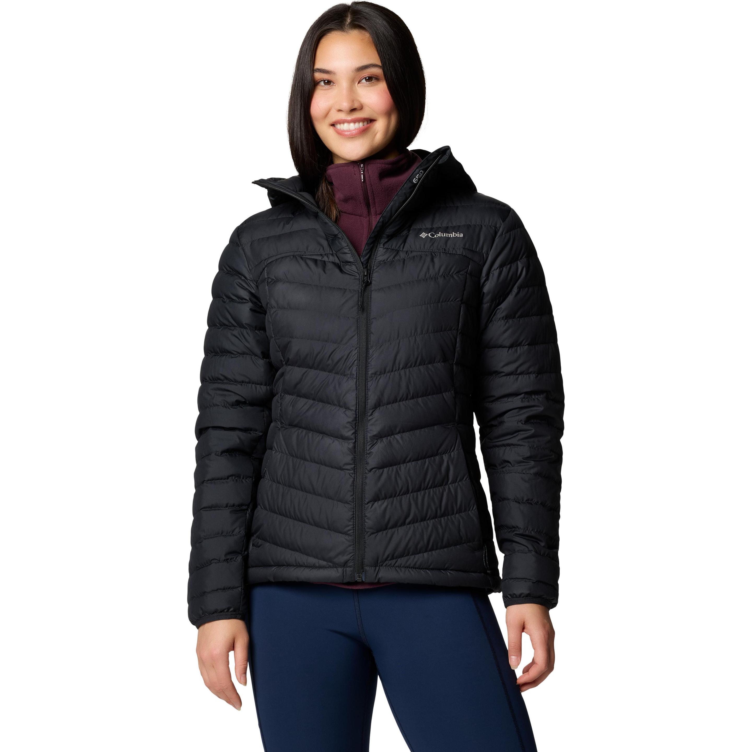 Columbia, Damen, Jacke, Westridge™ Hooded Down Jacket (XL), Schwarz, XL