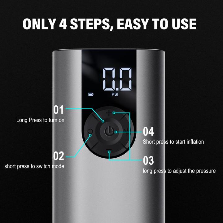 Actual product image Cycplus Air pump A8