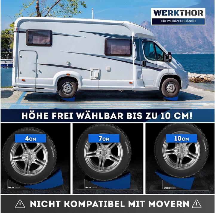 Image du produit Werkthor Innovative Auffahrkeile mit Unterlegmatte