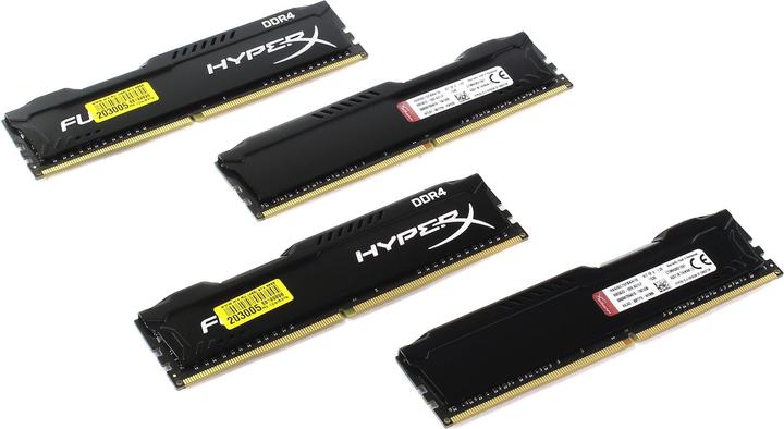 Produktbild HyperX Fury (4 x 4GB, 2666 MHz, DDR4-RAM, DIMM)