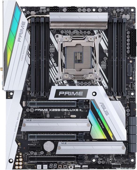 Actual product image ASUS Prime X299-Deluxe II (LGA 2066, Intel X299, ATX)