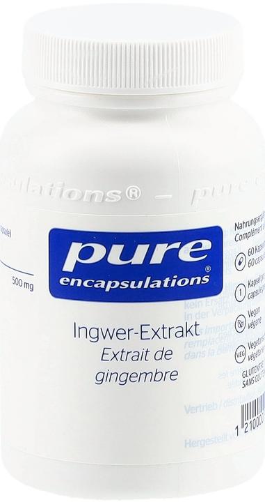 Actual product image Pure encapsulations Pure Ingwer (60 pcs., Capsules, 42 g)