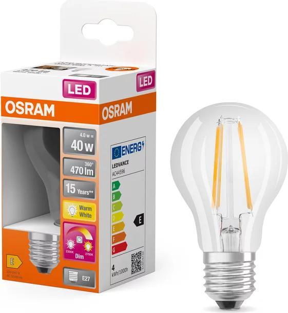 Actual product image Osram Superstar Classic A (E27, 4.50 W, 470 lm, 1 x, E)