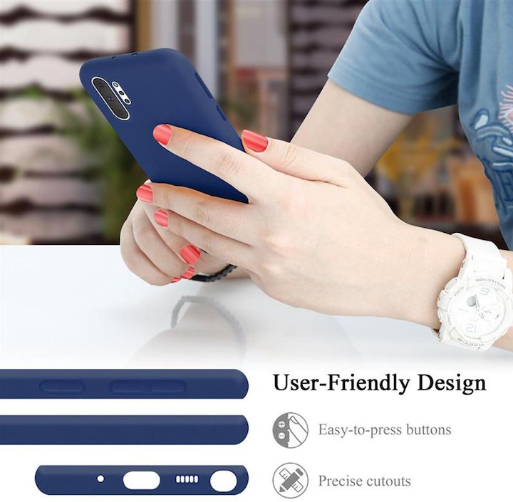 Produktbild Cadorabo TPU Liquid Silicone Case Cover (Samsung Galaxy Note 10 Plus, Samsung Galaxy Note 10 Pro)