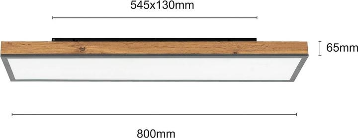 Produktbild Lindby Laviona LED-Deckenlampe, lang, 80 cm (2580 lm)