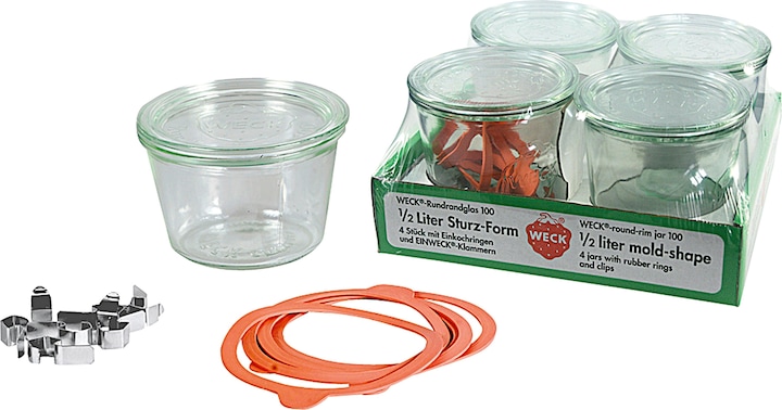 Actual product image Weck lintel shape (4 pcs., 0.25 l)