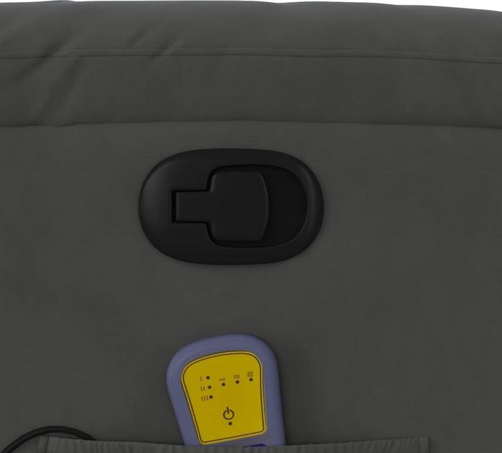 Produktbild VidaXL Massagesessel Dunkelgrau Mikrofasergewebe,Farbe