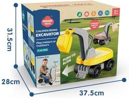 Actual product image Nenurodyta Excavator for digging sand pits HG1238, 630 mm x 300 mm