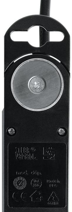 Produktbild Steffen Steckdosenleiste TIDE 6xT13 3m mit Schalter und Haftmagnete sw (6 x, Typ 13, 3 m)