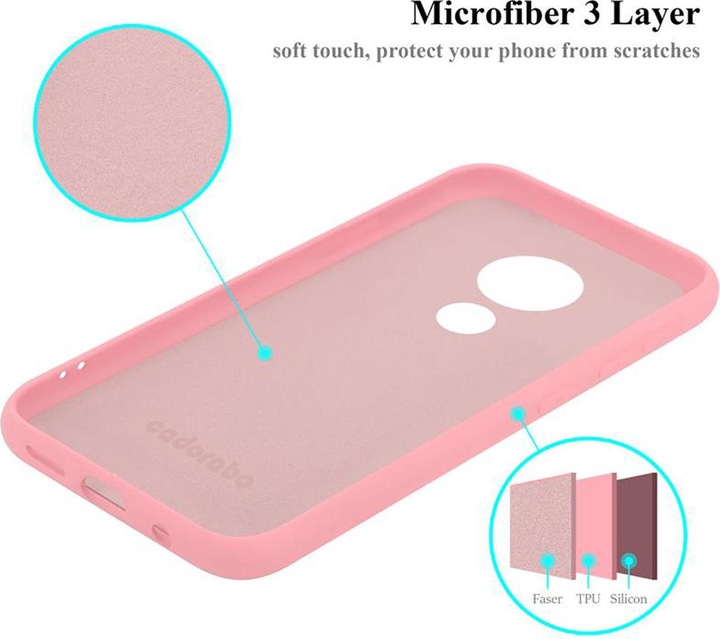 Produktbild Cadorabo TPU Liquid Silicone Case Cover (Motorola Moto G7 Power)
