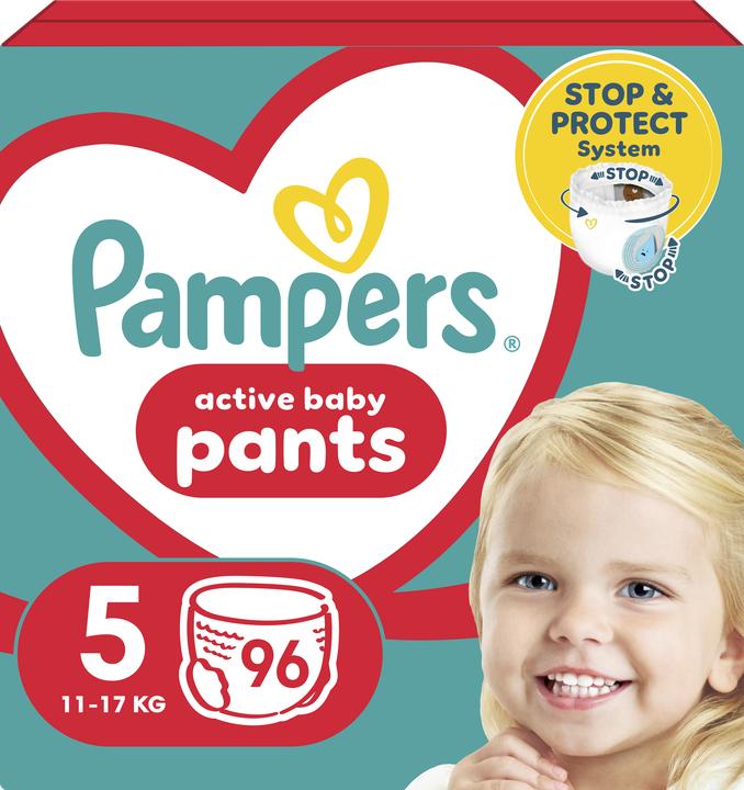 Productafbeelding Pampers Pieluchomajtki Broek 5, 12-17 kg, 96 szt. (Gr. 5, Halfjaarlijks pakket, 96 Stuk)