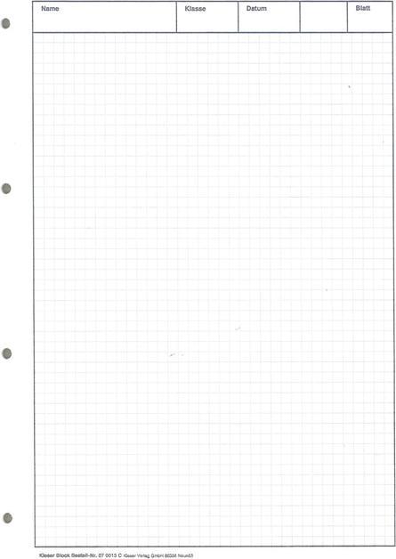 Actual product image Perforated gravel pad DIN A4 chequered (A4, Checked, Hardcover)