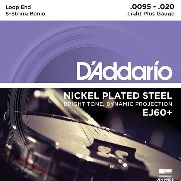 Produktbild D'Addario J60 Plus Light (5 x, Banjo, 0.02")