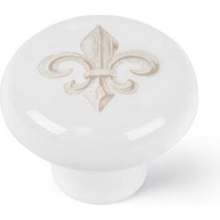 Domoletti, Möbelgriff, FURNITURE KNOB D40 7-E811 WHITE