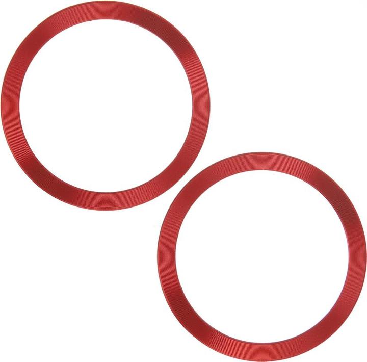 Actual product image OEM Metal Ring (2 in set) red