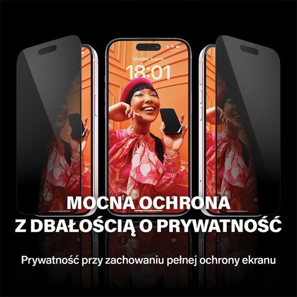 Productafbeelding PanzerGlass Privacy 3-in-1 pakket iPhone 2023 6.1 Pro (1 Pcs., Apple iPhone 15 Pro)