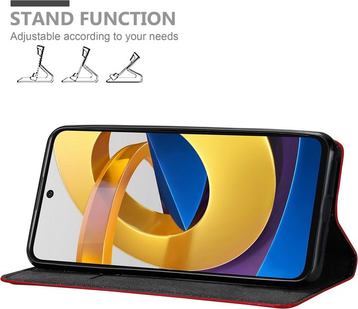 Actual product image Cadorabo Case for Xiaomi POCO M4 PRO 5G in Book Invis. Magnet Style (Xiaomi Poco M4 Pro 5G)