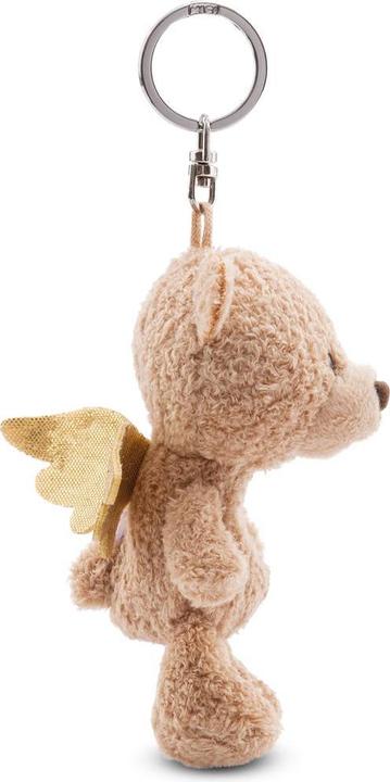Actual product image Magni NICI key ring Your guardian angel bear with heart beige 10cm