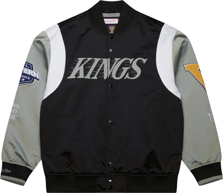 Immagine prodotto Mitchell & Ness M&N Heavyweight Satin Jacket NHL Los Angeles Kings - L (L)