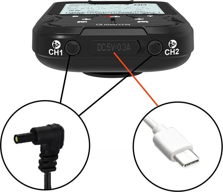 Actual product image Manta R-C101L Combo Muscle Electrostimulator