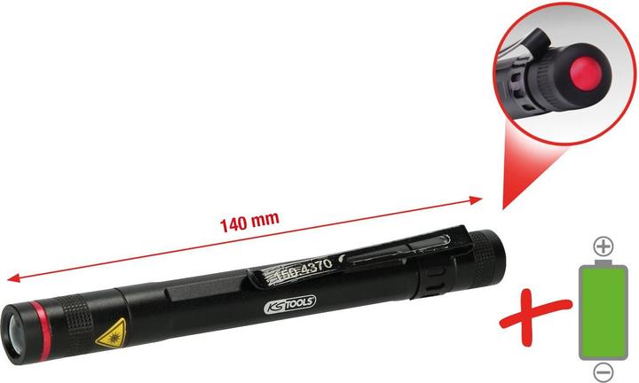 Actual product image KS Tools 150.4370 (14 cm, 85 lm)