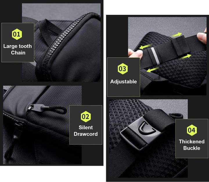 Produktbild Only-Bags.Store Umhängetasche Sling Chest Kleine Handytasche zum Aufhängen mit Brieftaschentasche