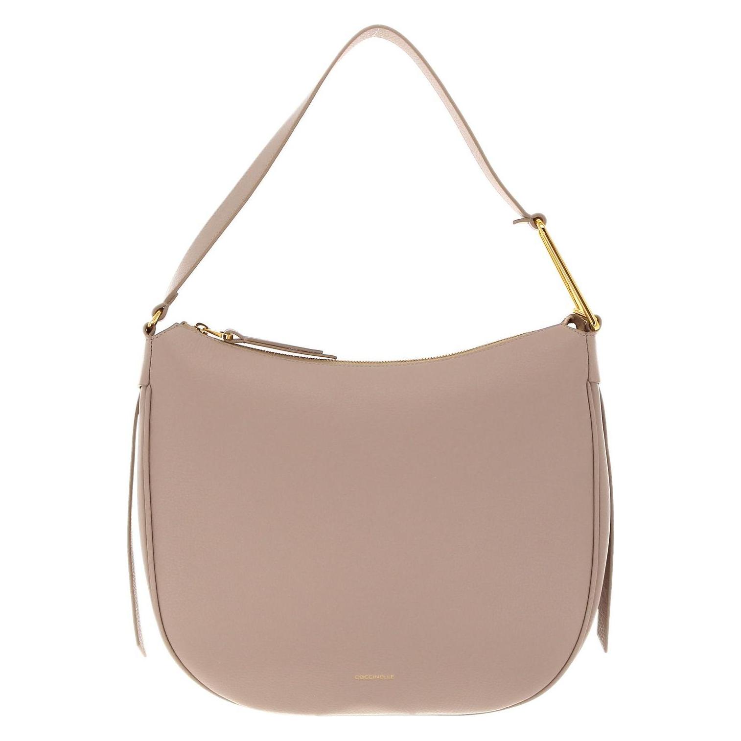 Coccinelle, Damen, Handtasche, Priscilla Handbag Grained Leather, Beige