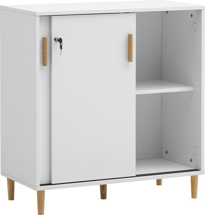 Schildmeyer Torge Aktenschrank mattweiss (80.10 x 38.20 x 84.80 cm)