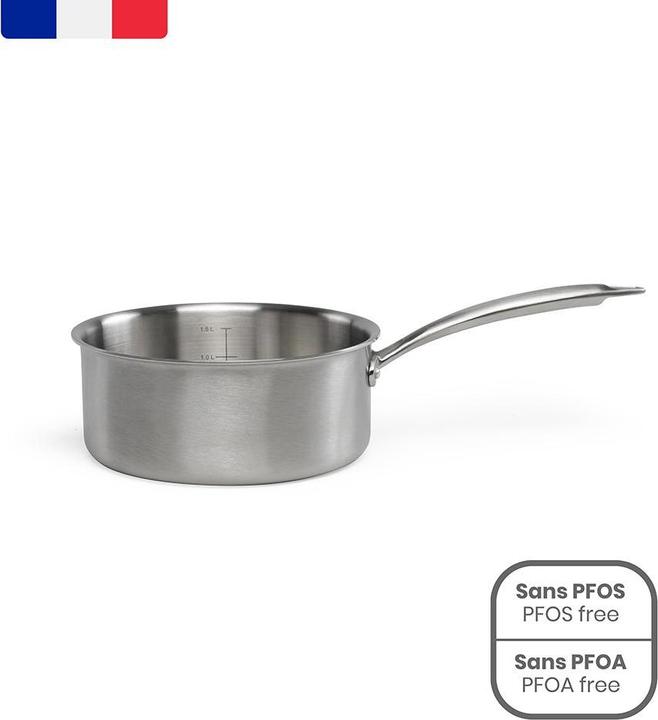 Produktbild Livoo Kochtopf aus Edelstahl 18 cm (18 cm, Kochtopf, Edelstahl)