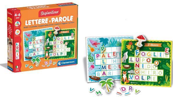 Immagine prodotto Clementoni Sapientino Logic carte illustrate con lettere, cruciverba per bambini, Flashc