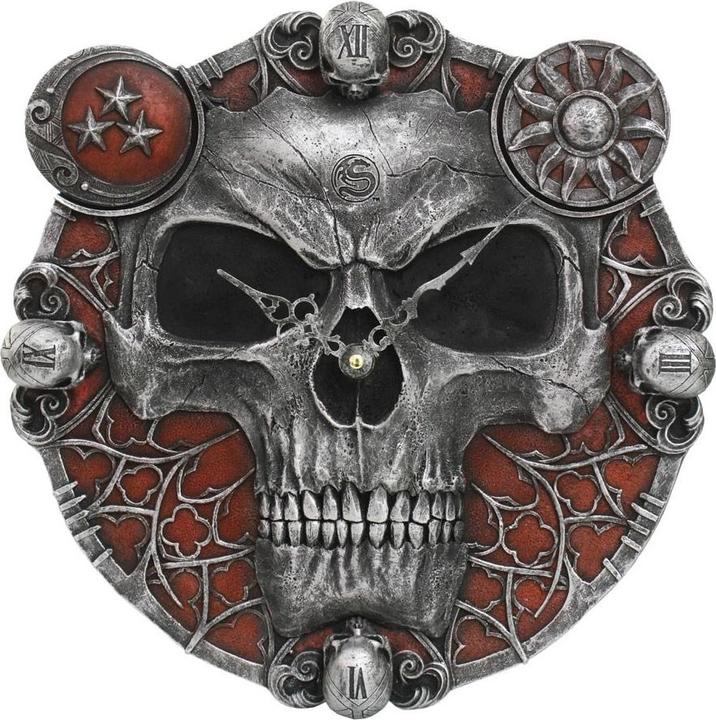 Actual product image Spiral Hands Of Death Resin Wall Clock