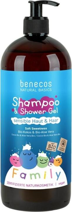 Benecos 2in1 Sensi. Soft Sweetness (950 ml, Flüssiges Shampoo)